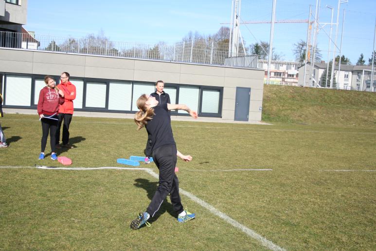 Mädels mit Coach Dani